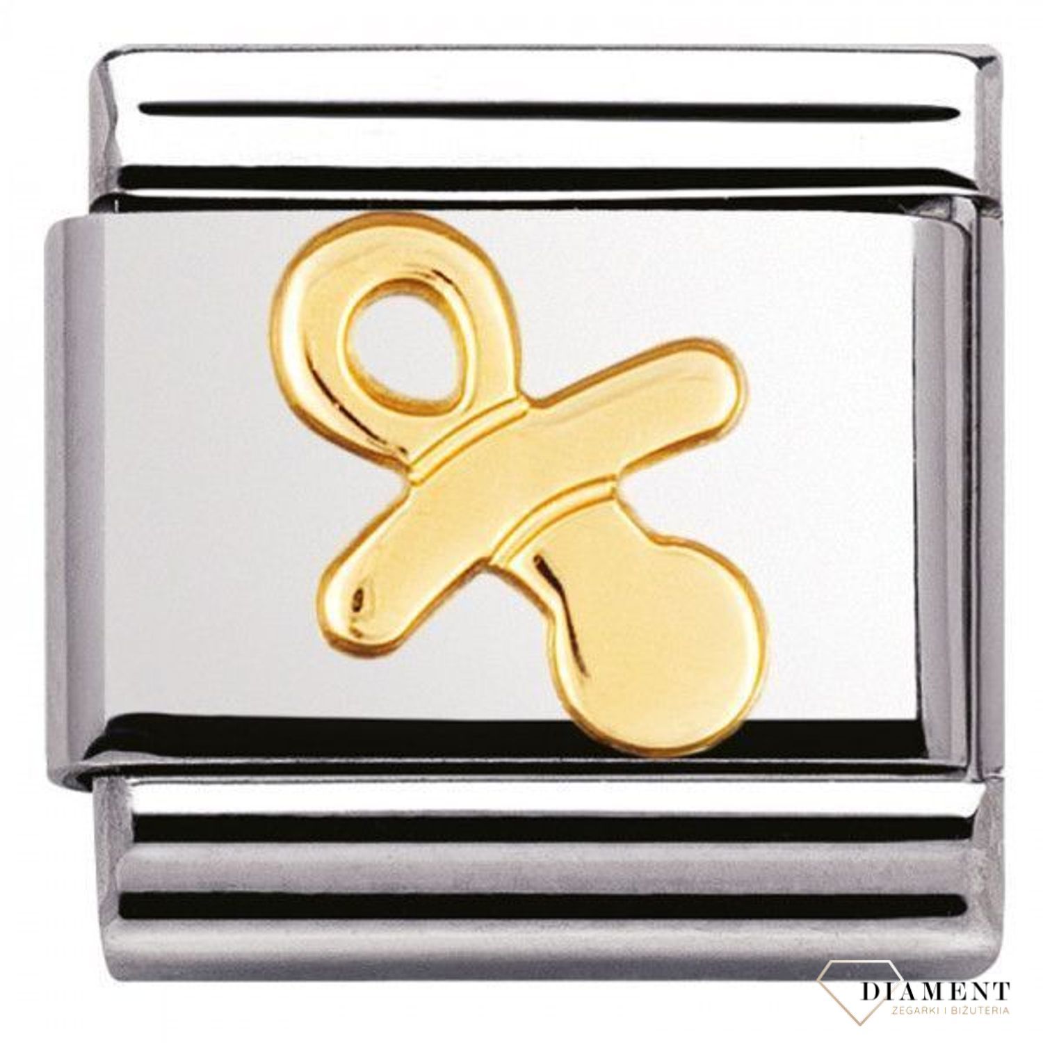 Nomination - Link 18K zawieszka złoto 'Smoczek' 030109 07 biżuteria nomination nomination zawieszki nomination baza.jpg